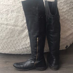 Frye Shirley Knee High Leather Boots